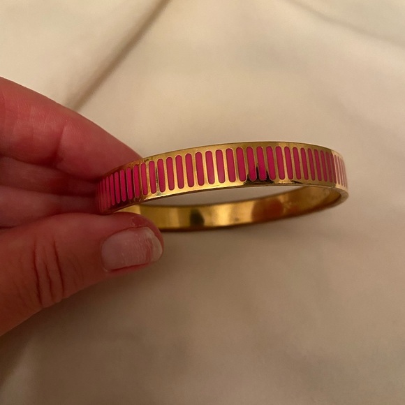 Kate spade come full circle pink and gold bracelet - Picture 2 of 4